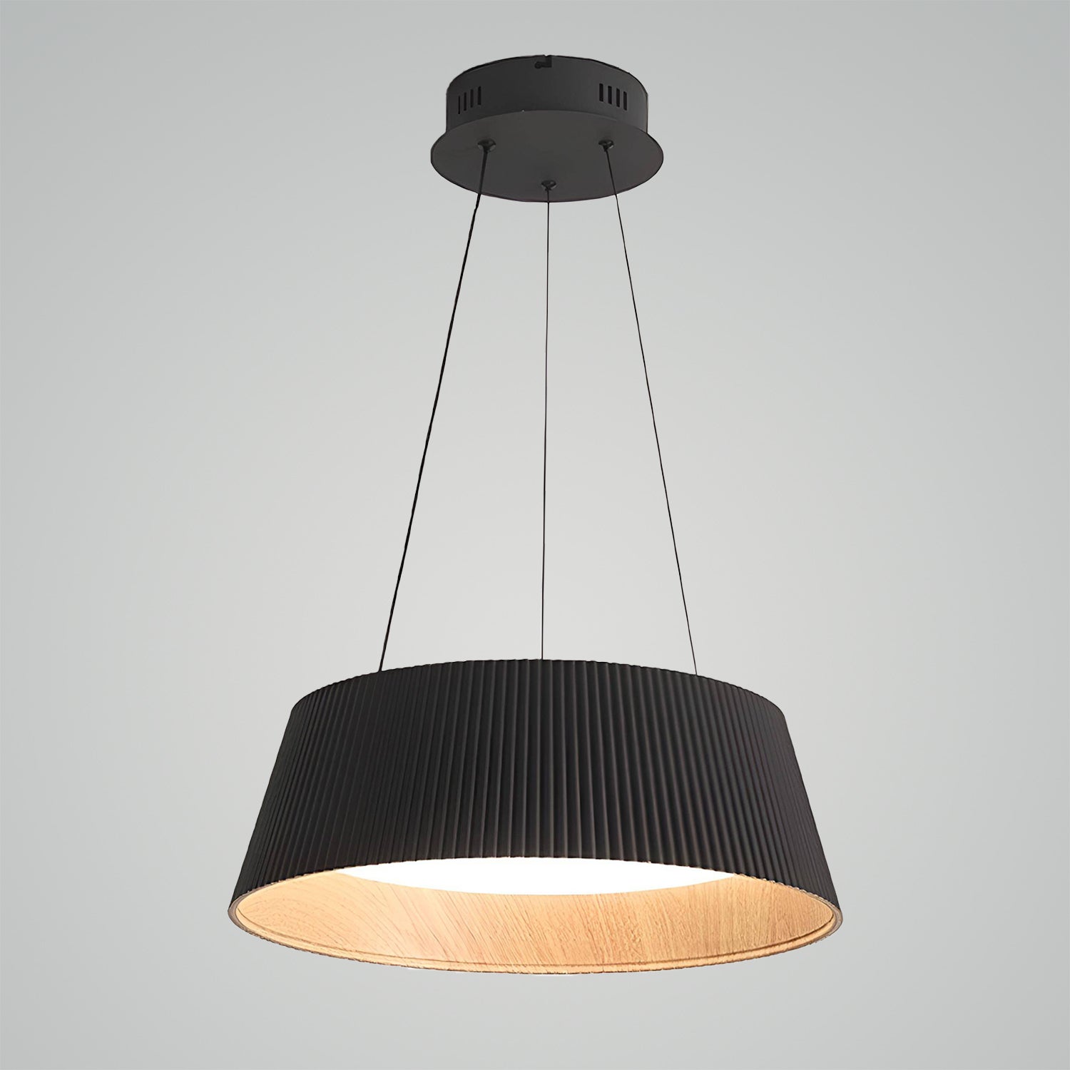 Modern Ribbed Pendant Light