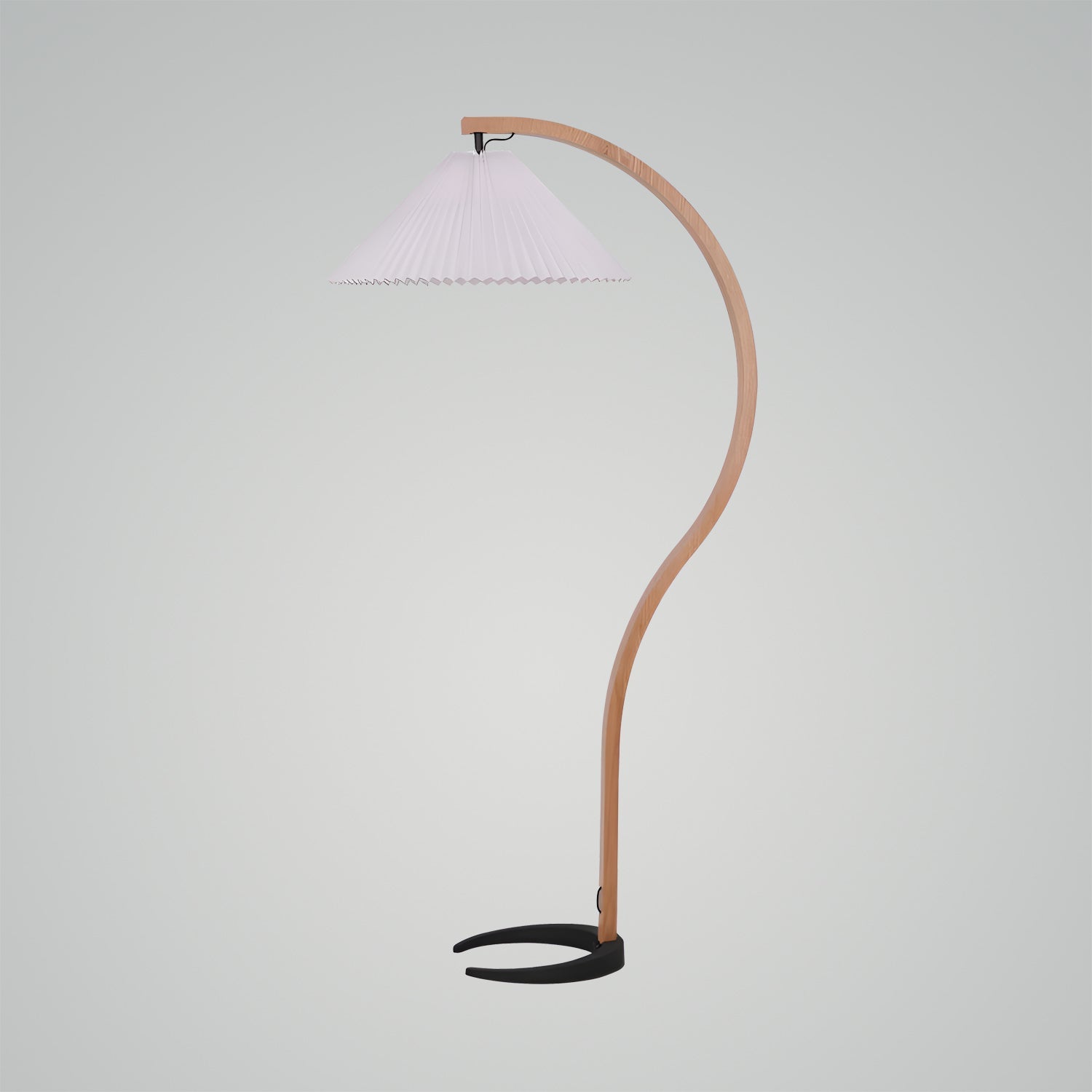 ∅28.4″ x H59″ / Dia72cm x H150cm-Beech Wood White