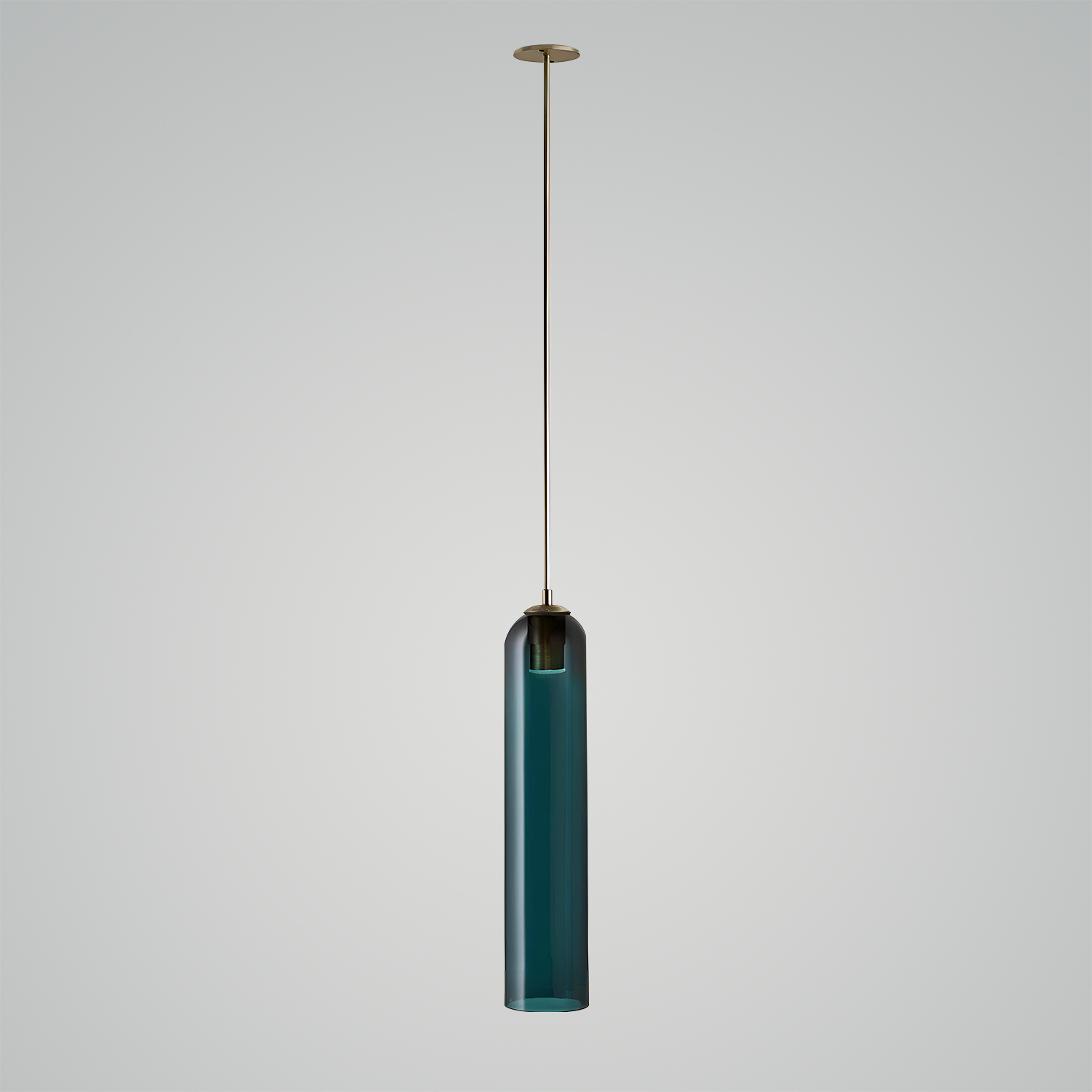 Long Tube Glass Pendant Light