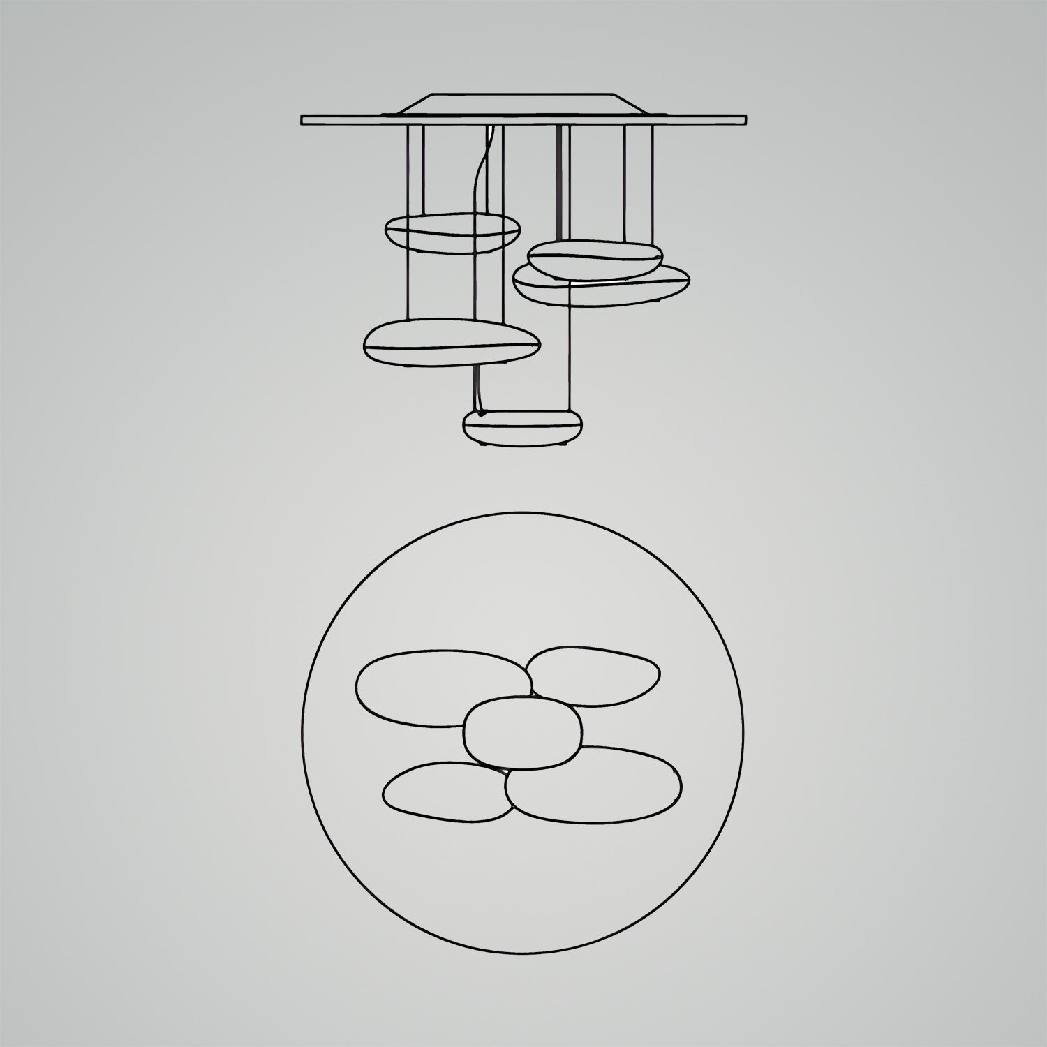 Mercury Ceiling Lamp