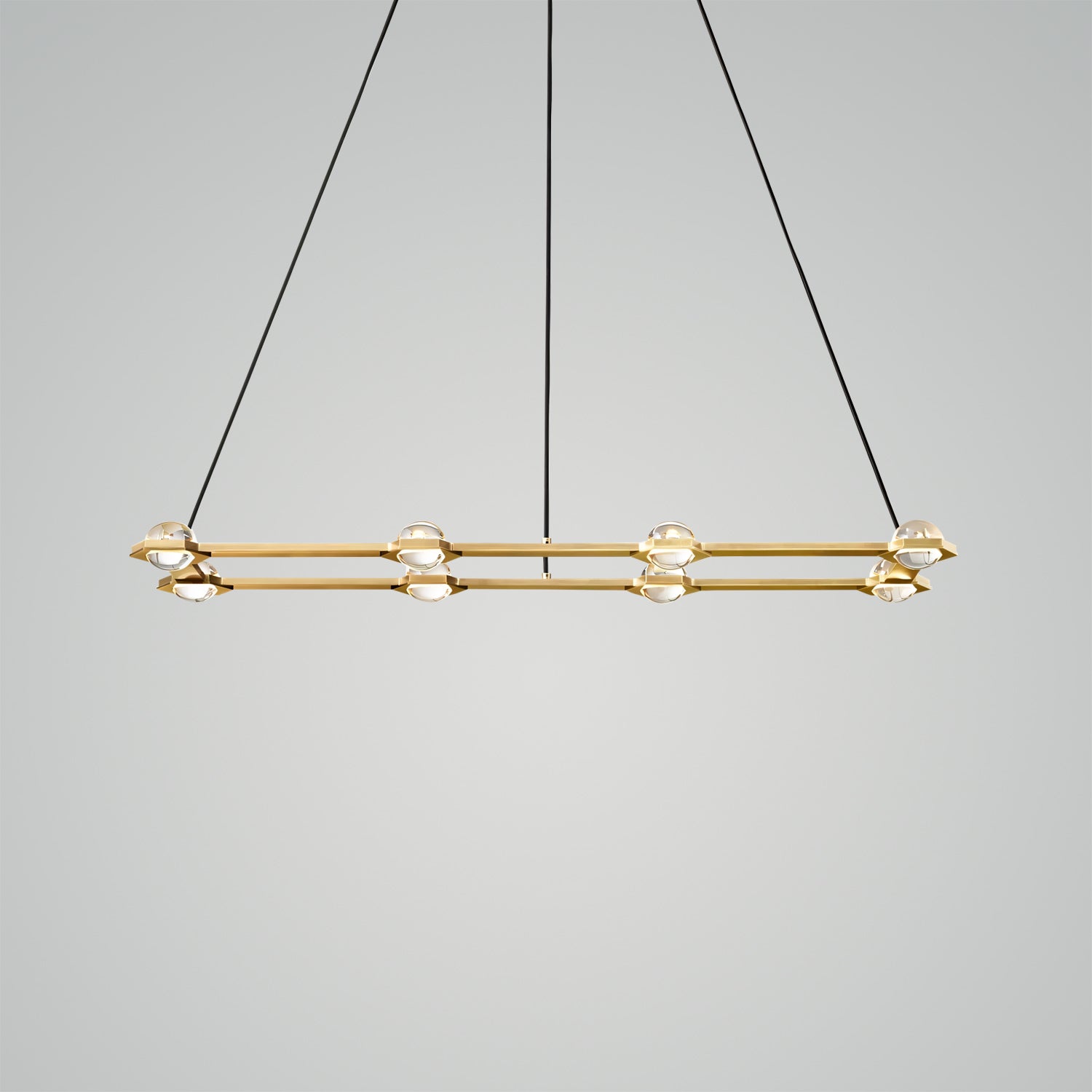 Éclatant Rectangular Chandelier