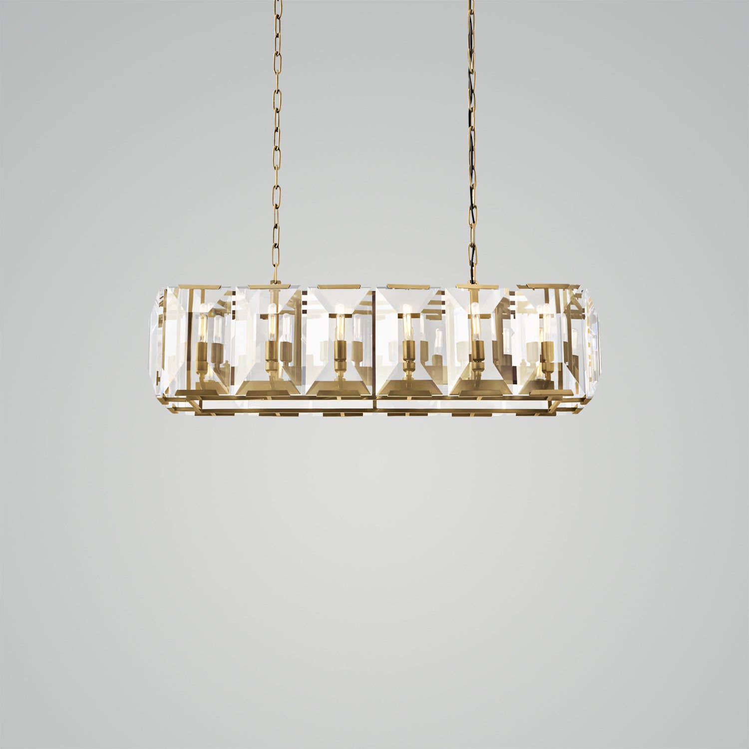 Harlow Crystal Rectangular Chandelier