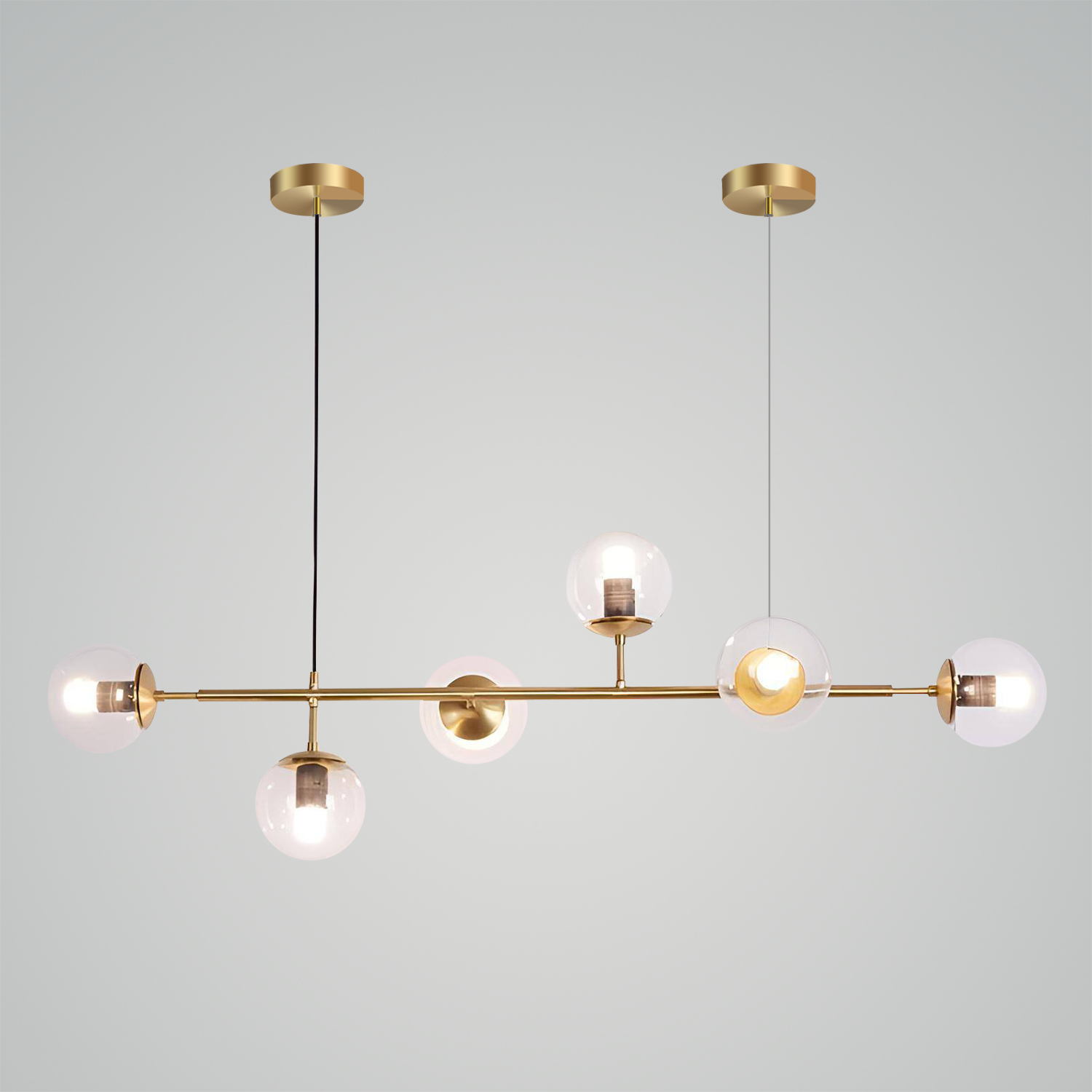 Modern - Celestial Spheres Linear Pendant light