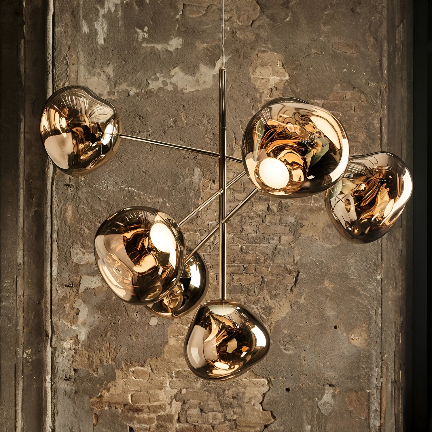 Melt LED Chandelier Chrome Large