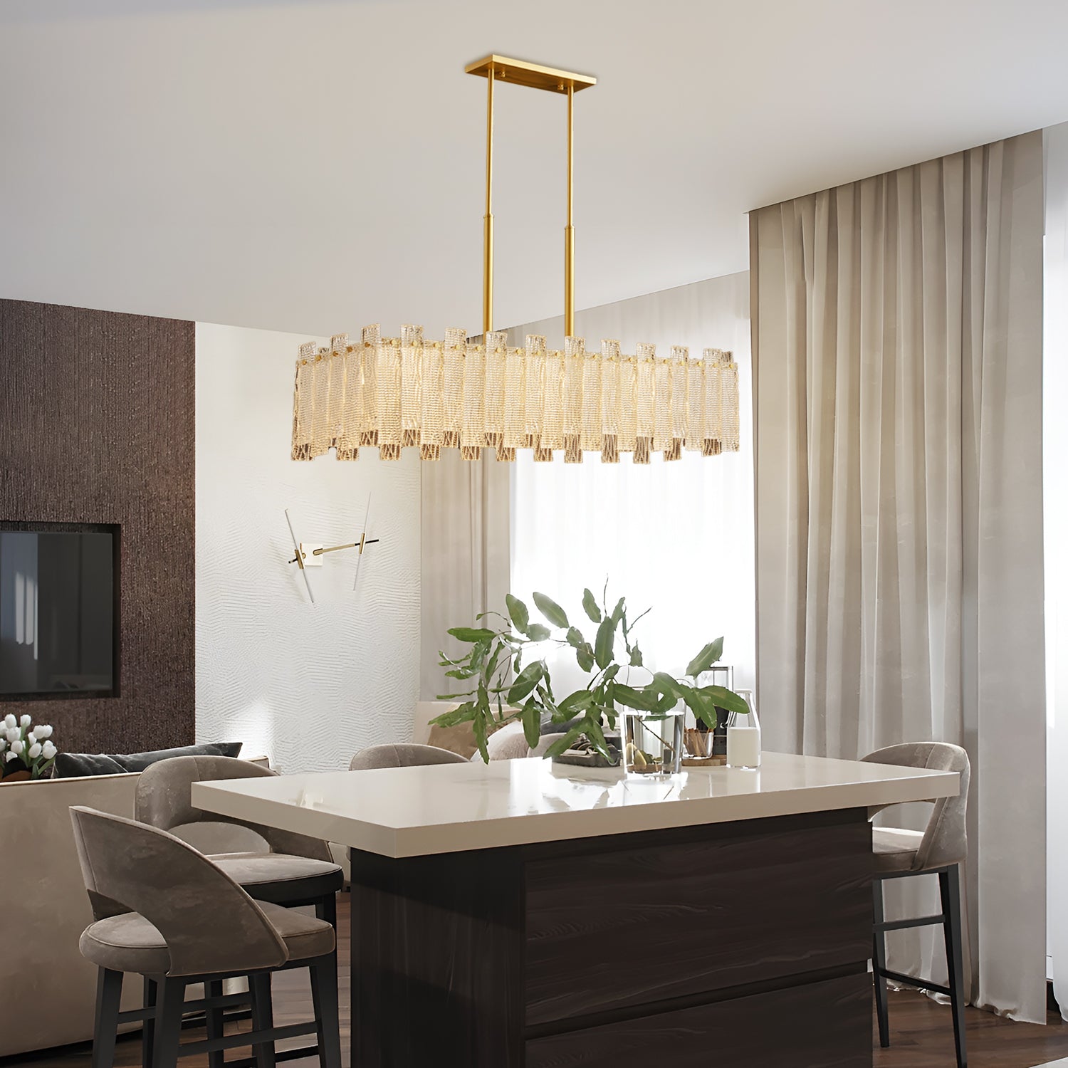 San Marco Rectangular Chandelier