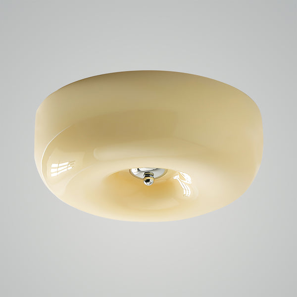 Cream Pudding Ceiling Lamp