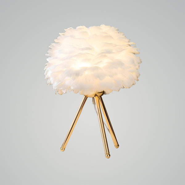 Goose Feather Table Lamp