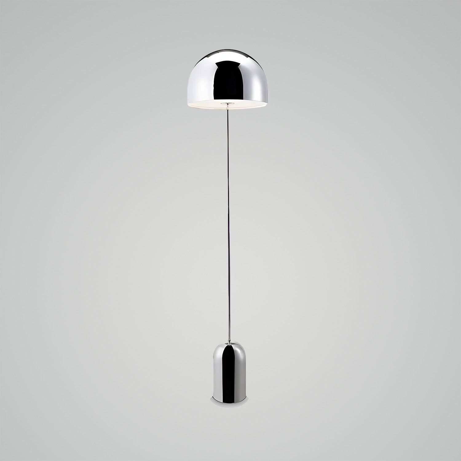 Bell Floor Lamp - Chrome Dome Floor Lamp