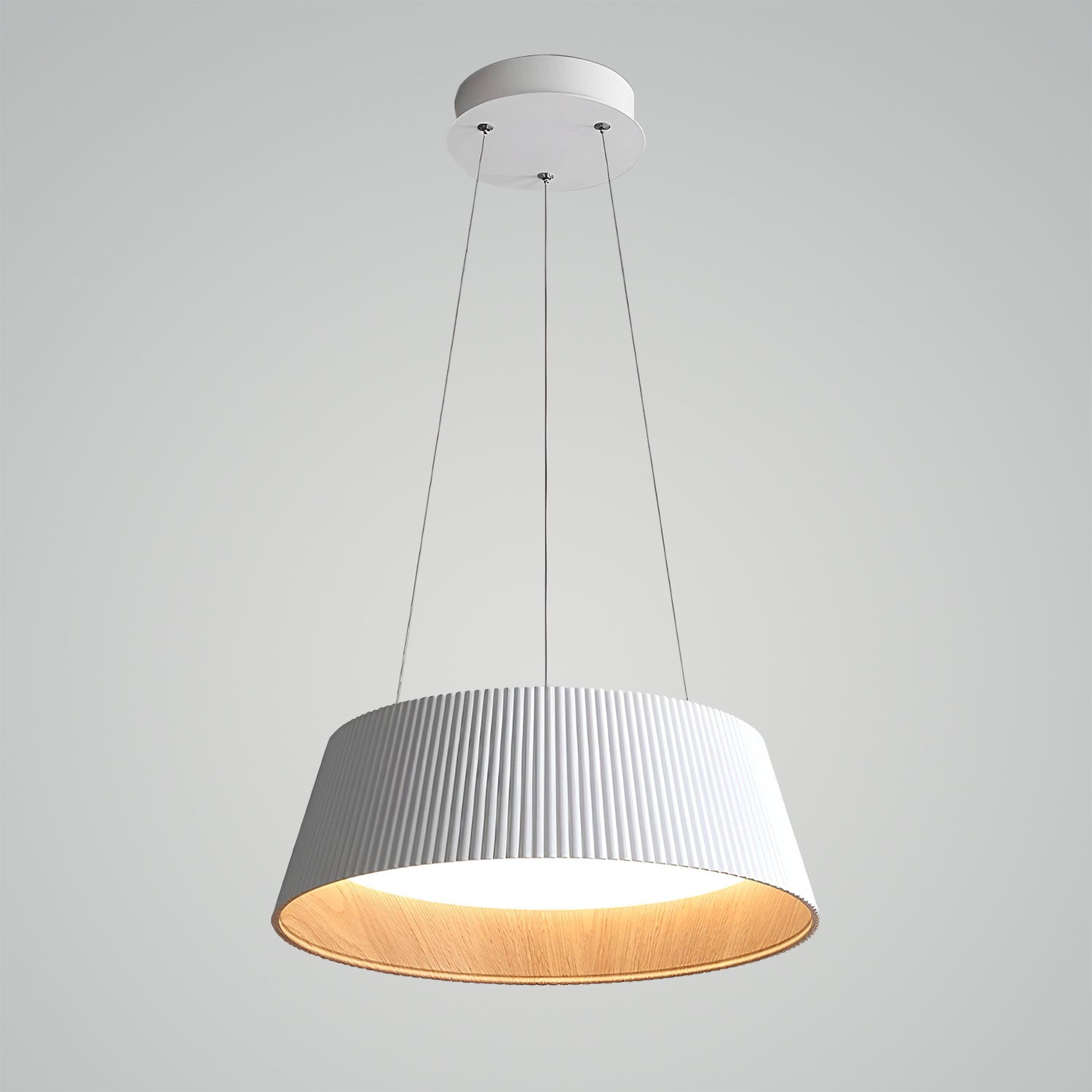 Modern Ribbed Pendant Light