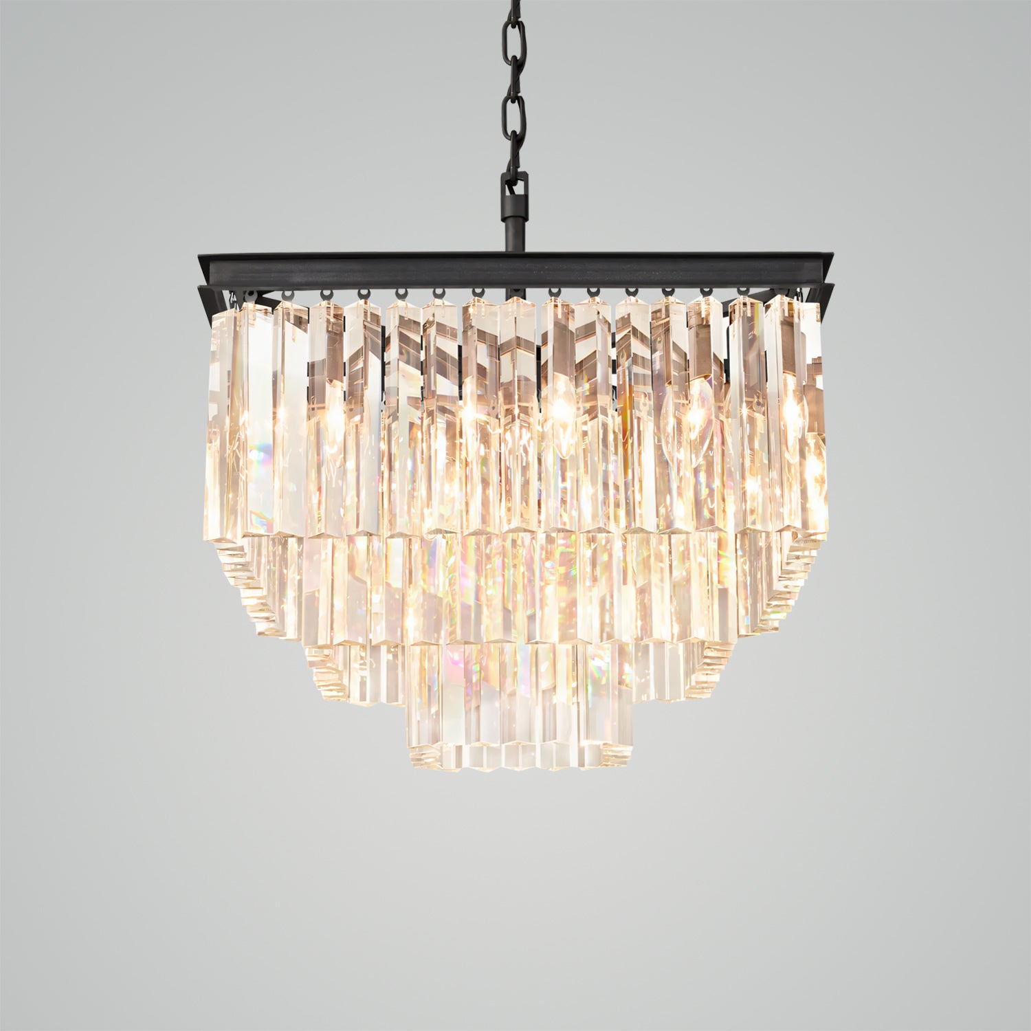 1920S Odeon Square Chandelier