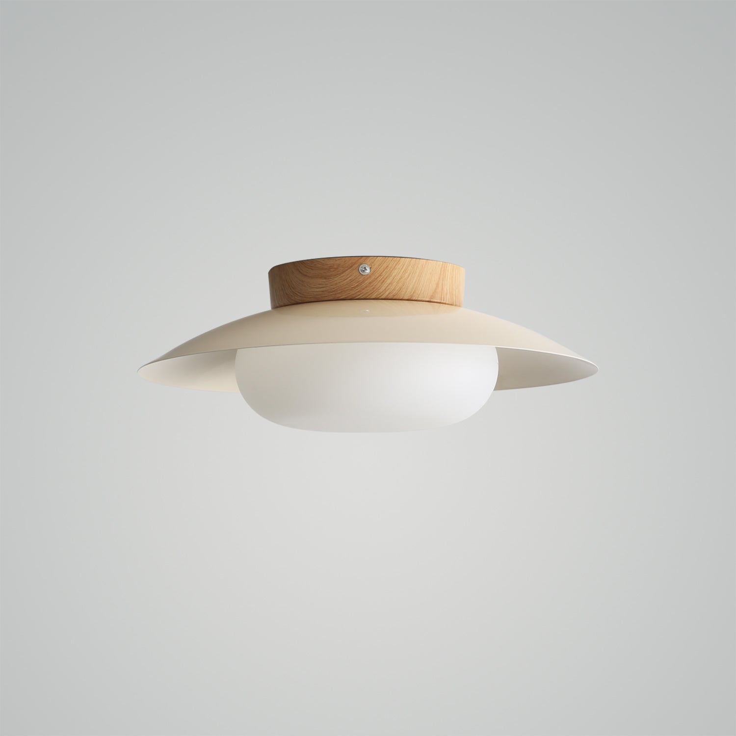 French Acrylic Round Ceiling Light