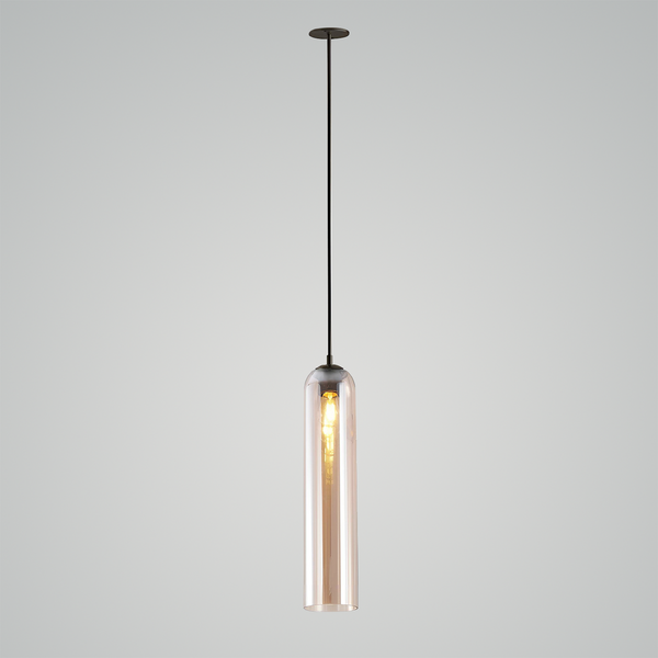 Long Tube Glass Pendant Light