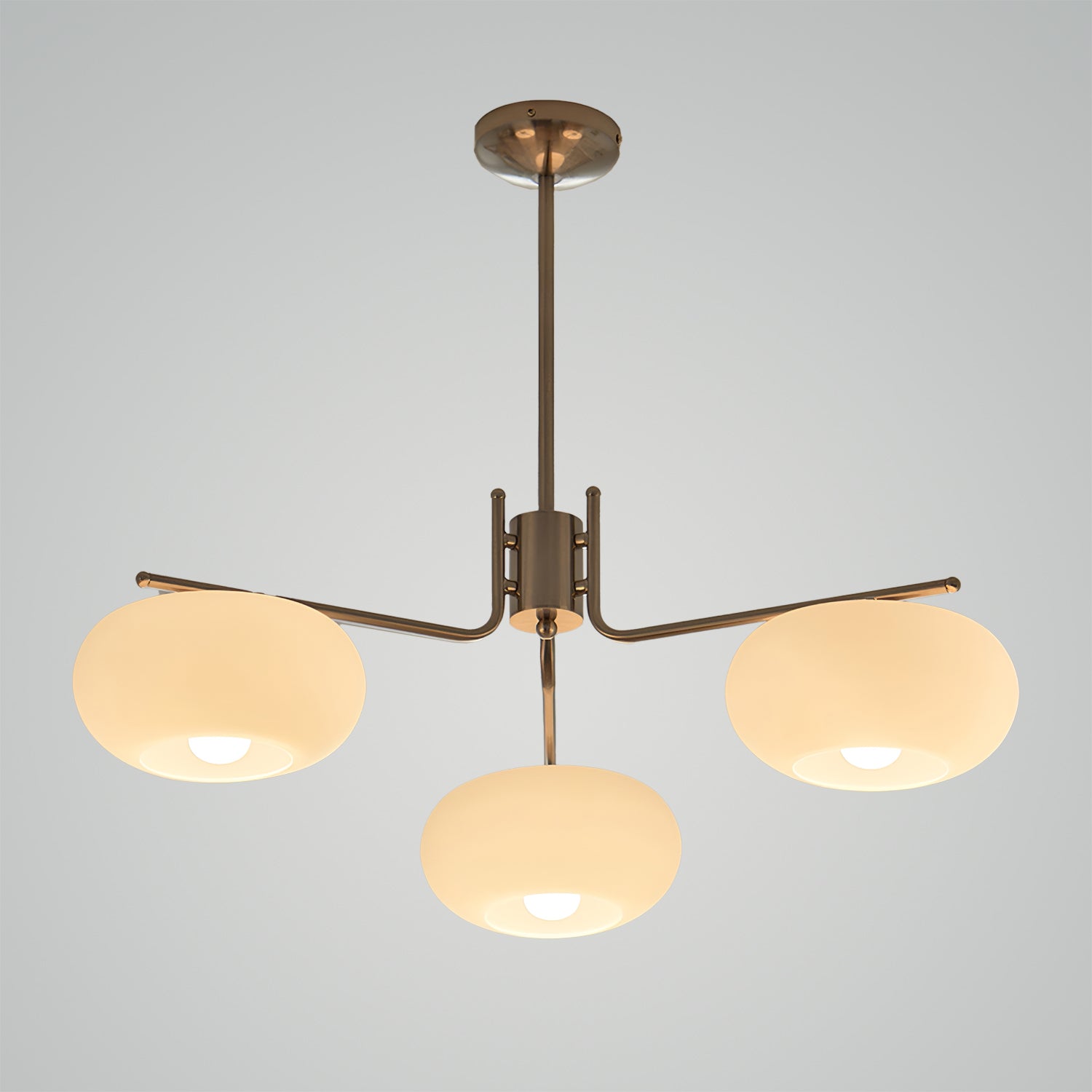 Glowing Orb Array Chandelier