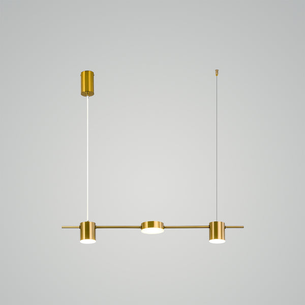Golden Horizon Linear Chandelier