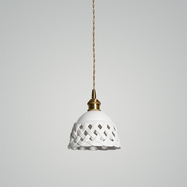 Openwork Ceramic Pendant Lamp