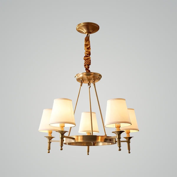 Antique Brass Chandelier