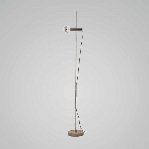 ∅7.9″ X H60.6″ / Dia20cm X H154cm-Stainless Steel Beige Marble Base