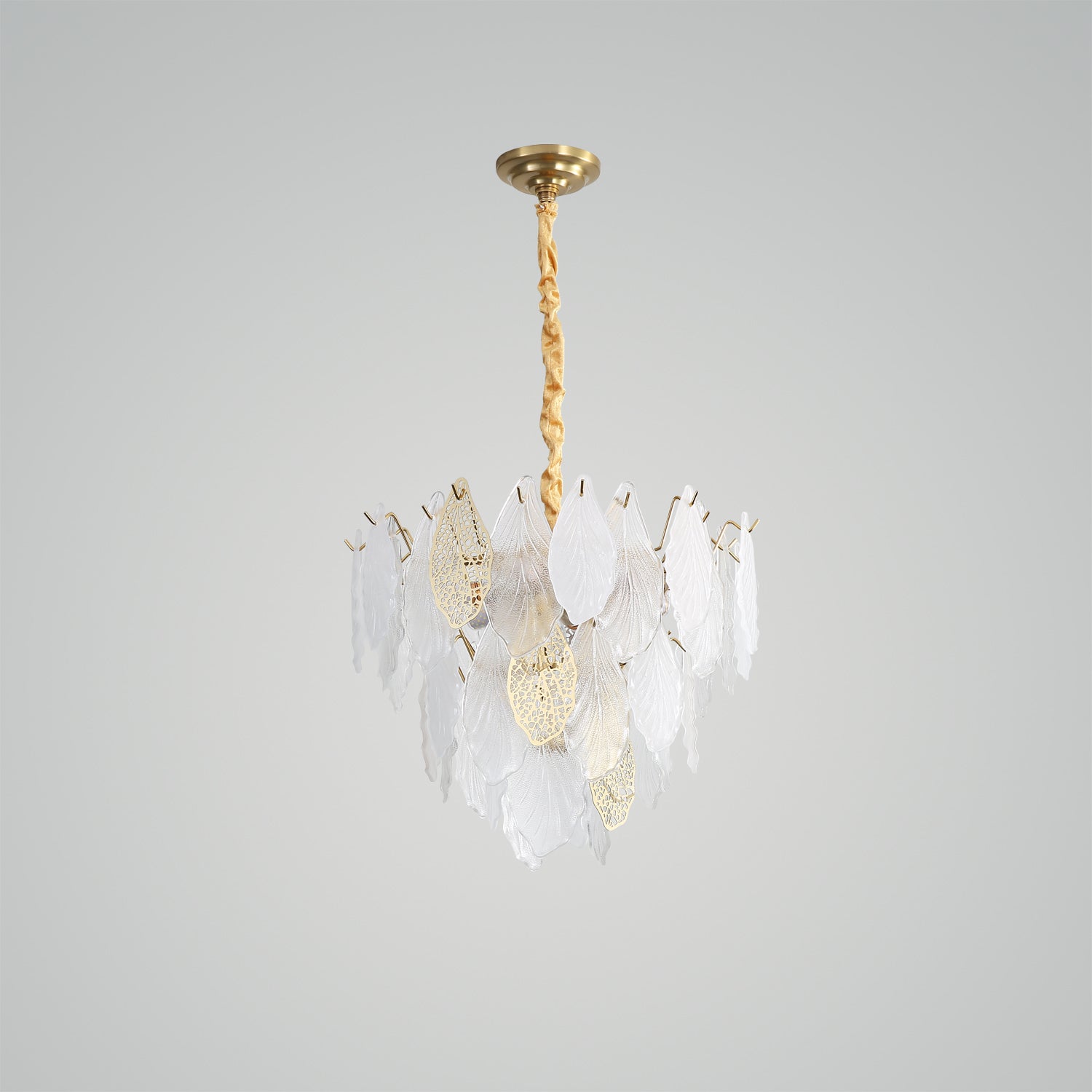 Autumn Leaf Glass Chandelier