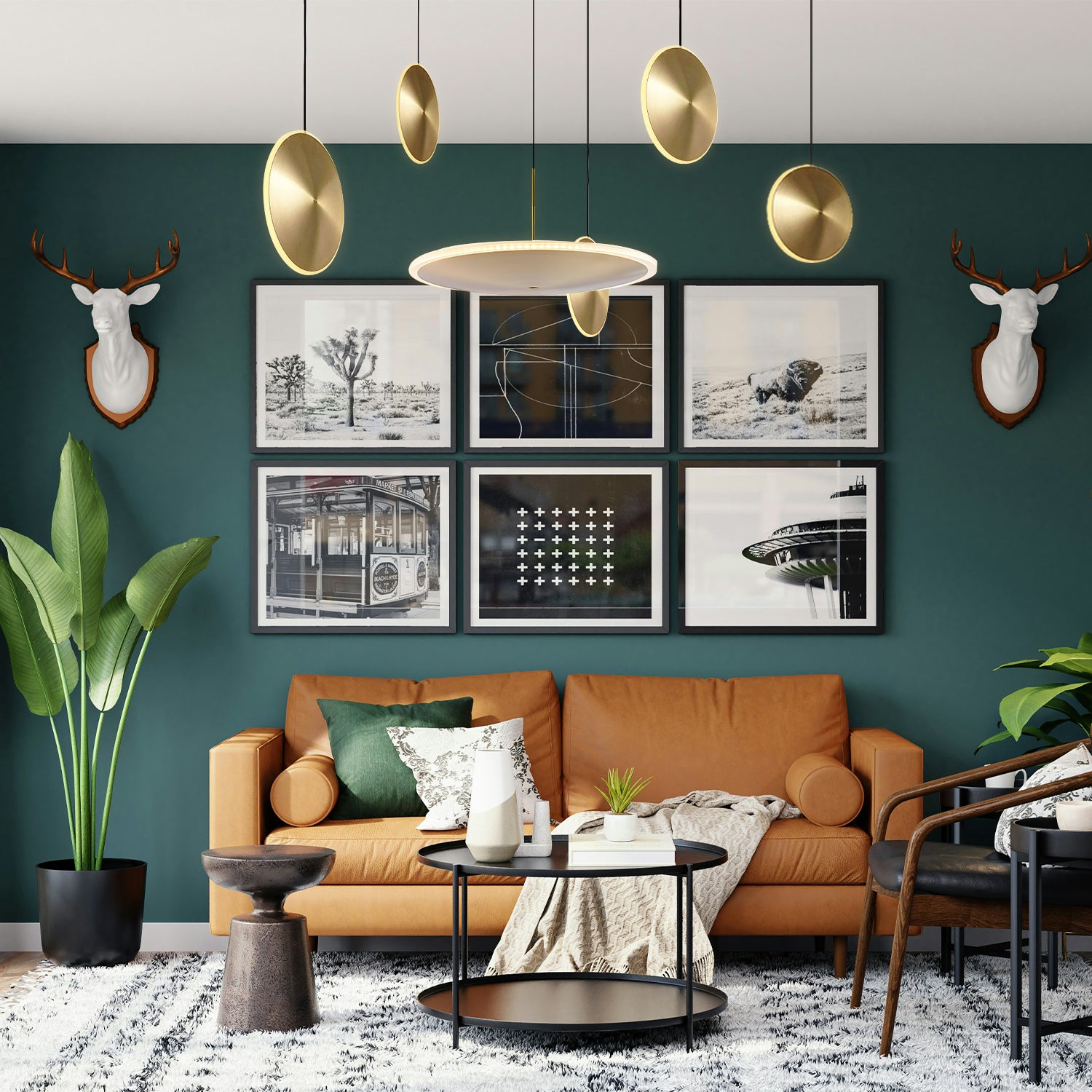 Chrona Dish Suspension Pendant light