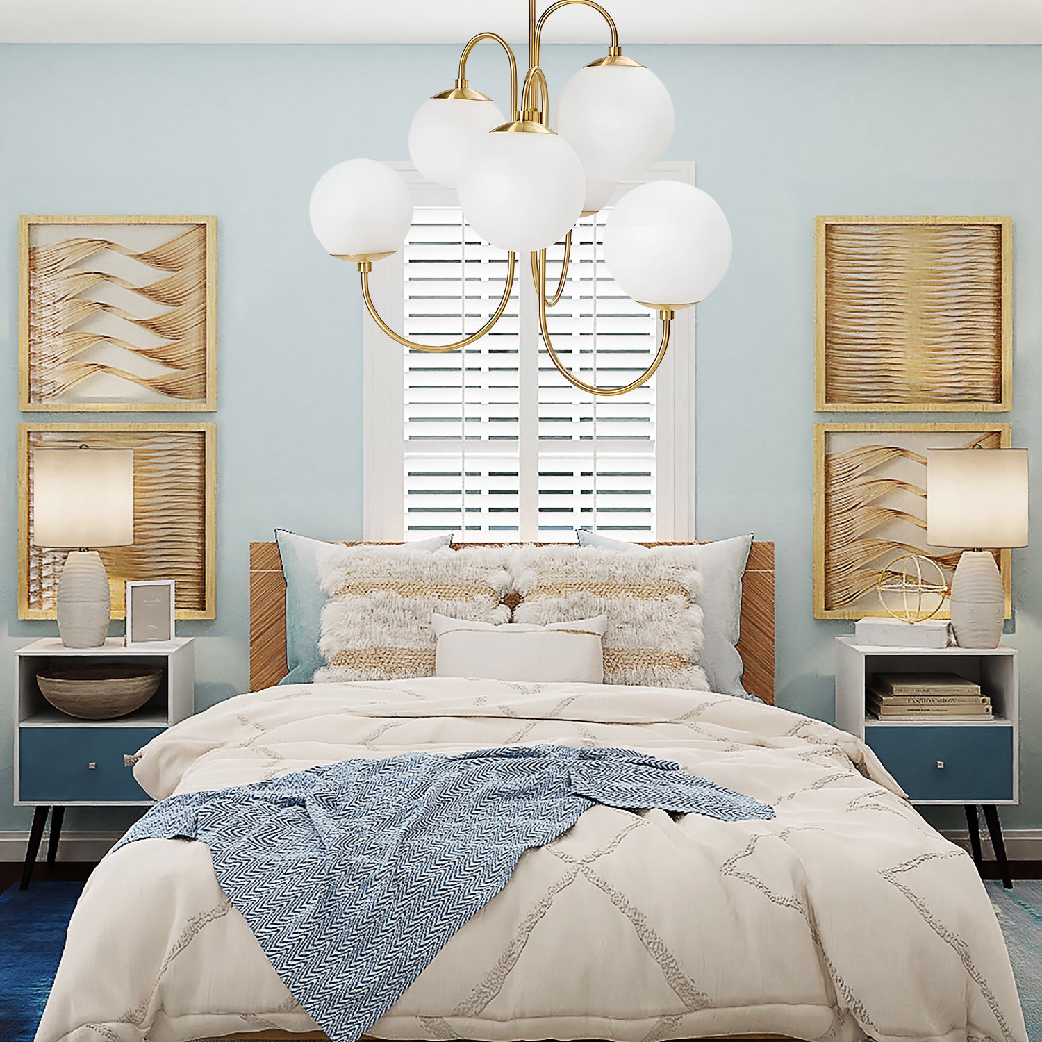 Gooseneck Chandelier