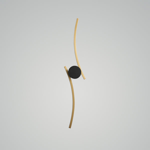 Coordinates 3 Brass Wall Lamp