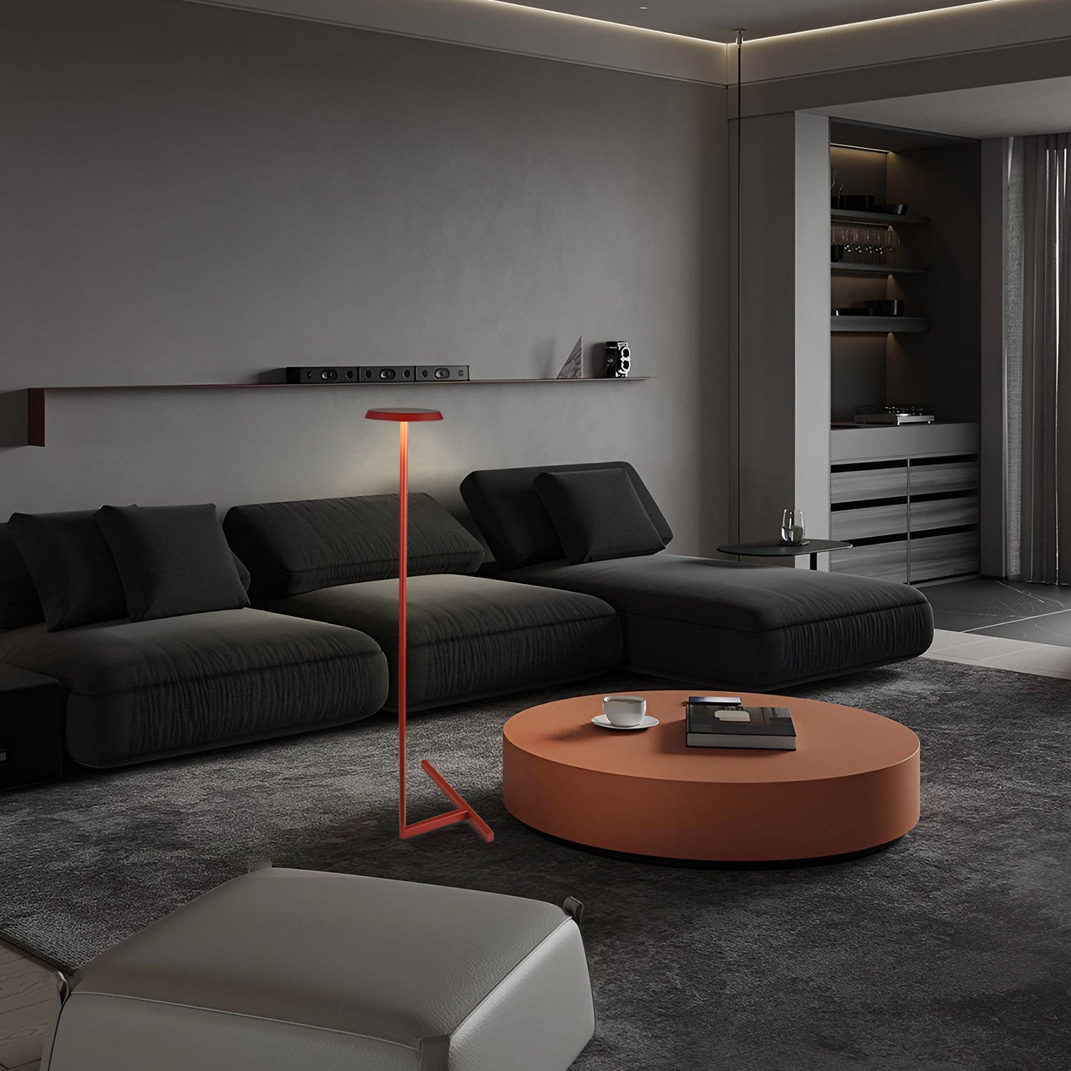 Flat Floor Lamp