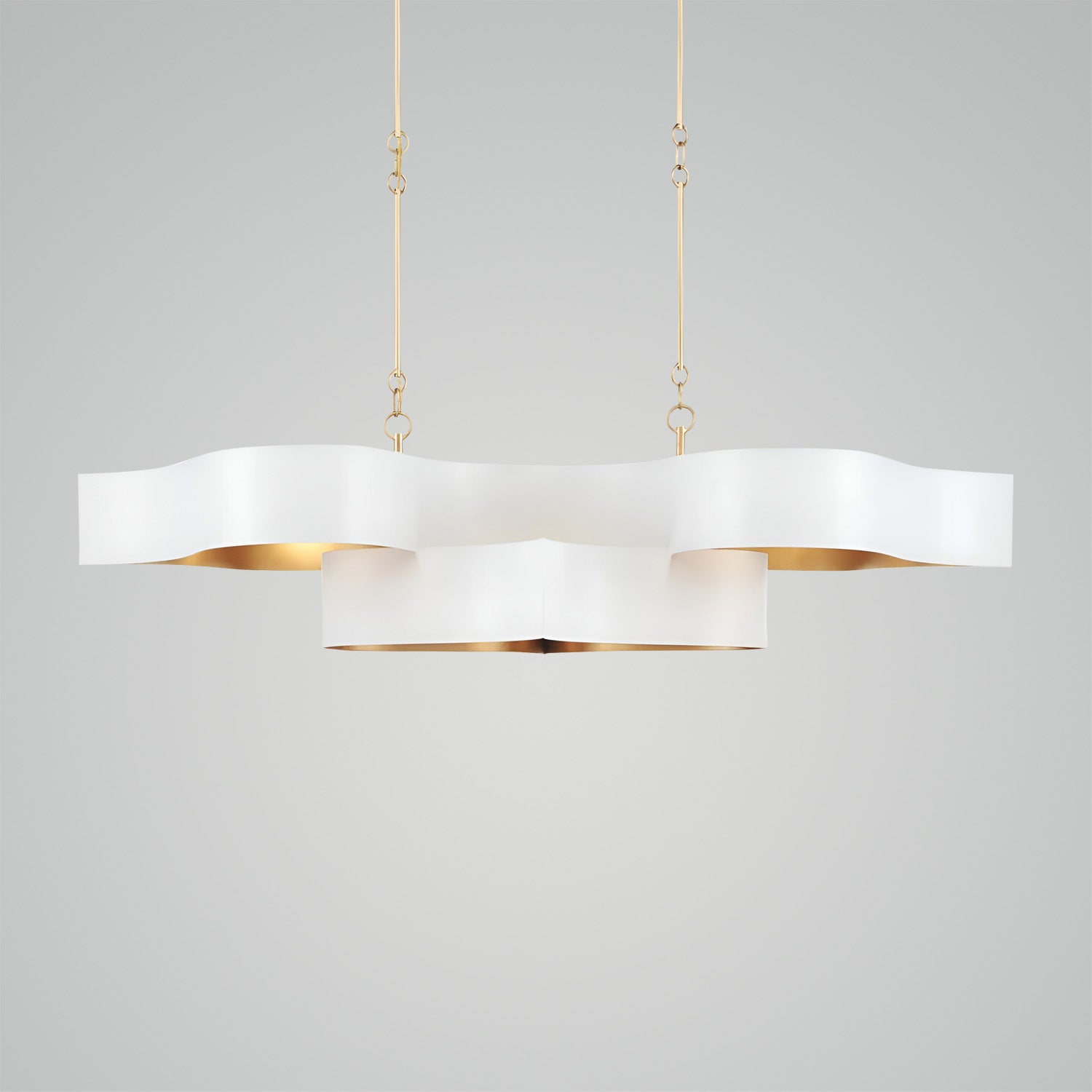 Grand Lotus Linear Chandelier
