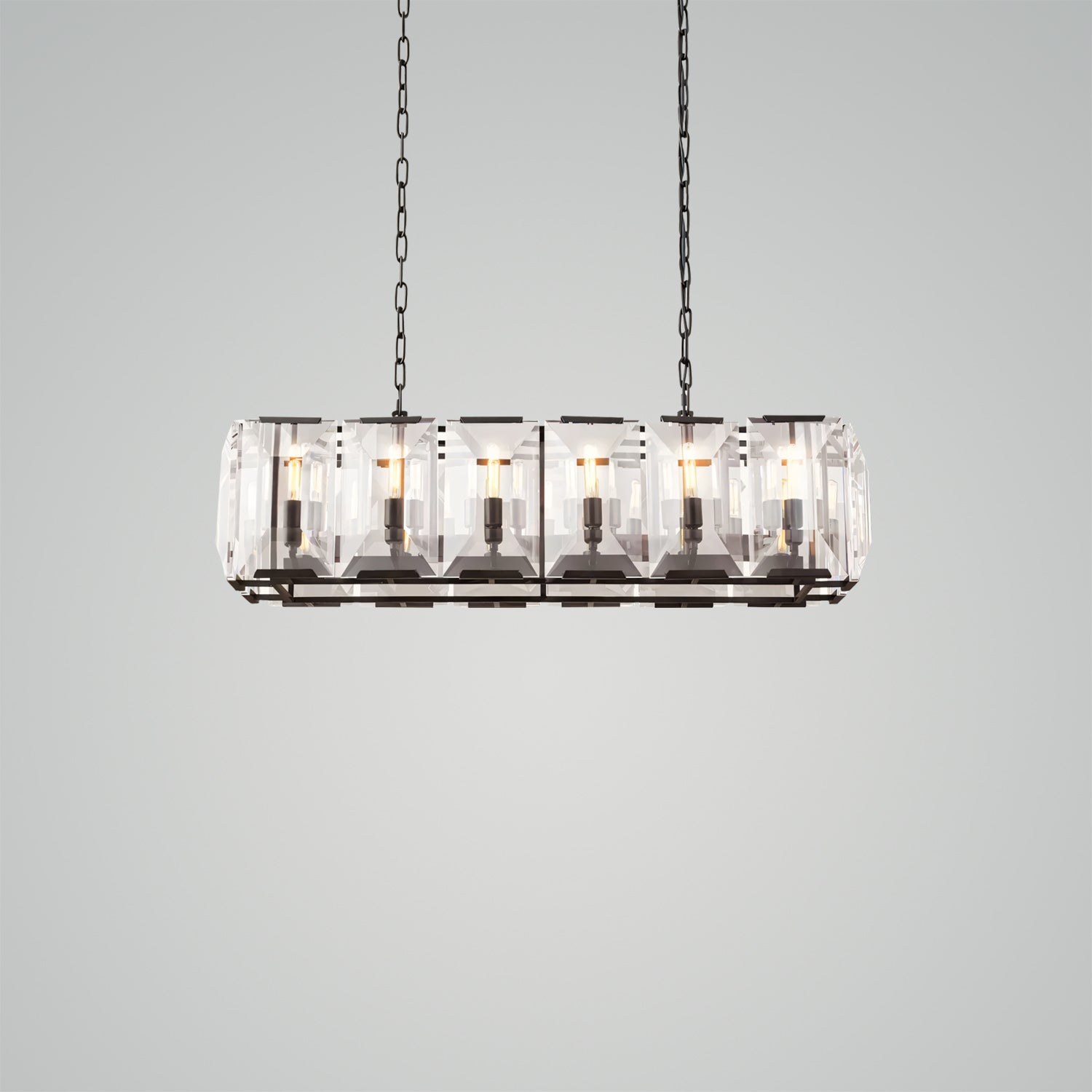 Harlow Crystal Rectangular Chandelier