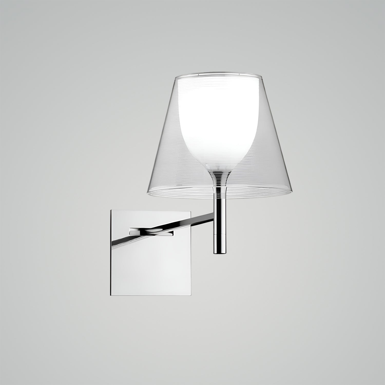 Chrome Prism Wall Lamp