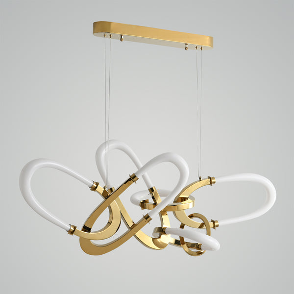 Artistic Irregular Metal Clasp Pendant Light