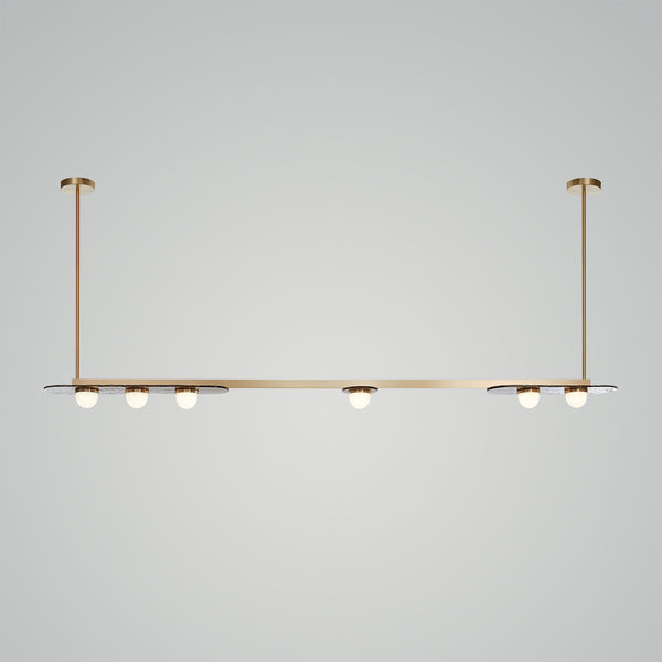 MODULO Chandelier - Aureate Horizon Linear Chandelier