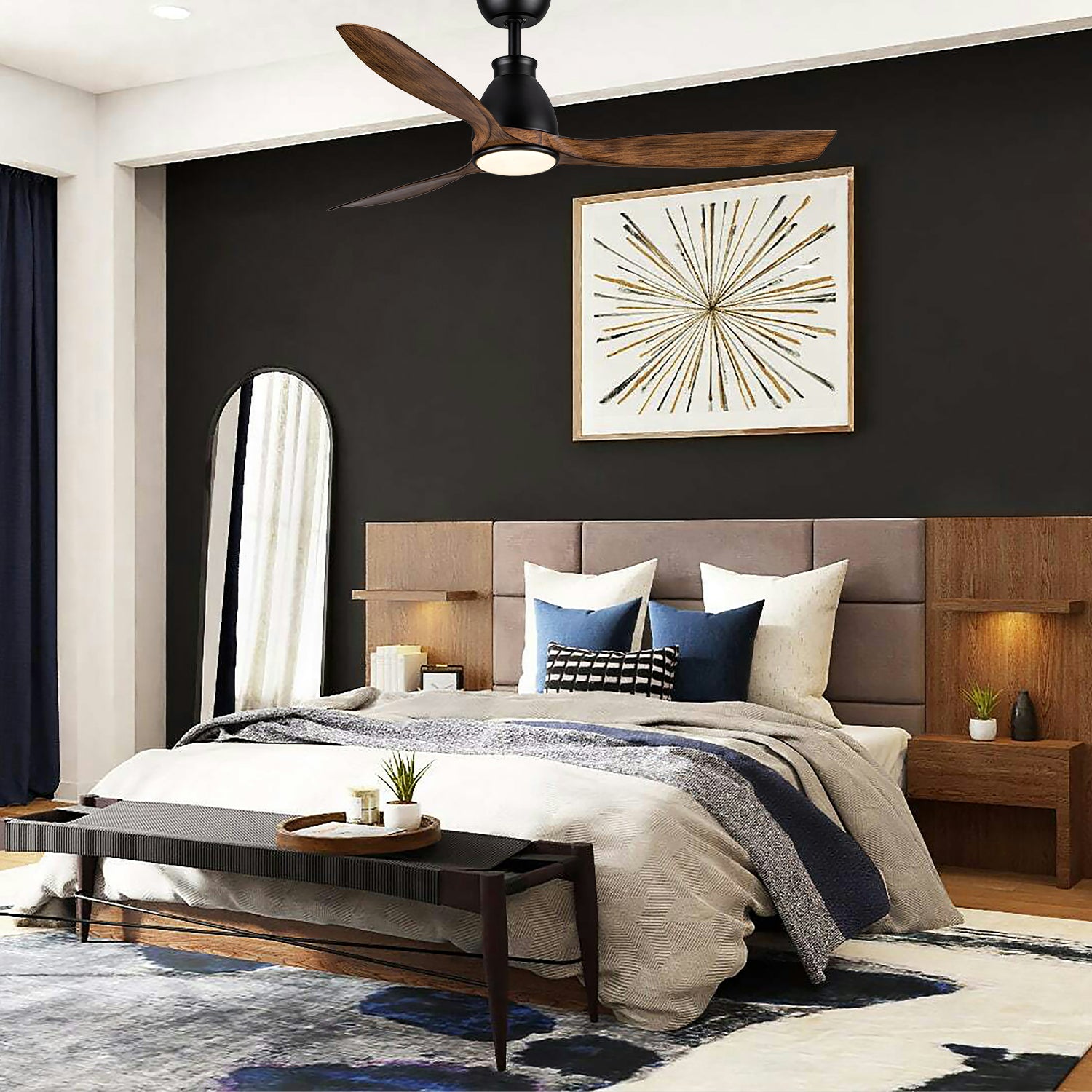 TimberGlide LED Whisper Fan Light