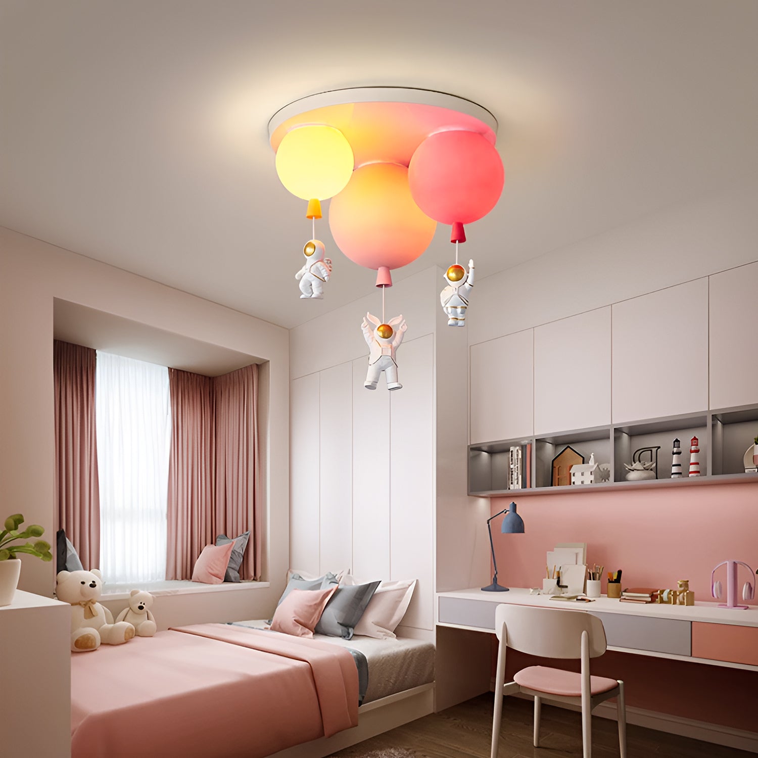 Frosted Balloon Ceiling Light