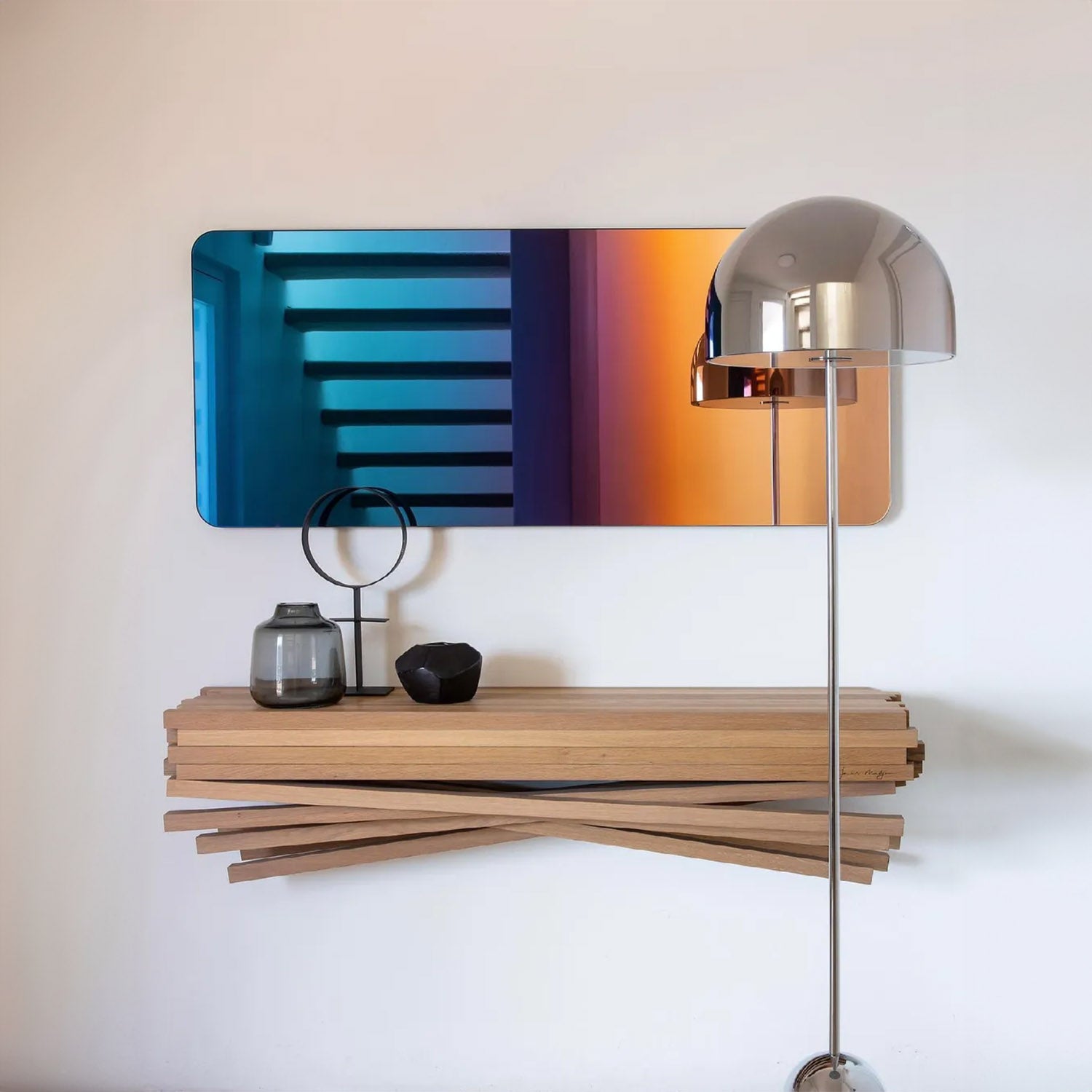 Bell Floor Lamp - Chrome Dome Floor Lamp