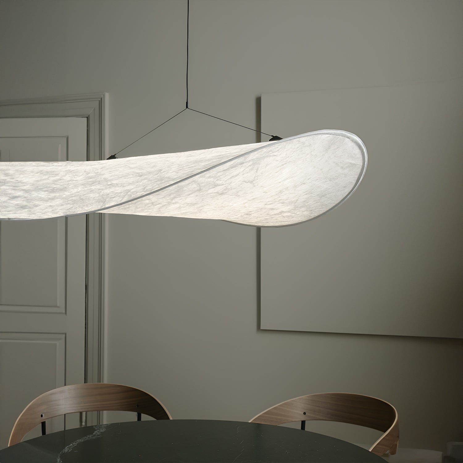Tense Tyvek Pendant Lamp