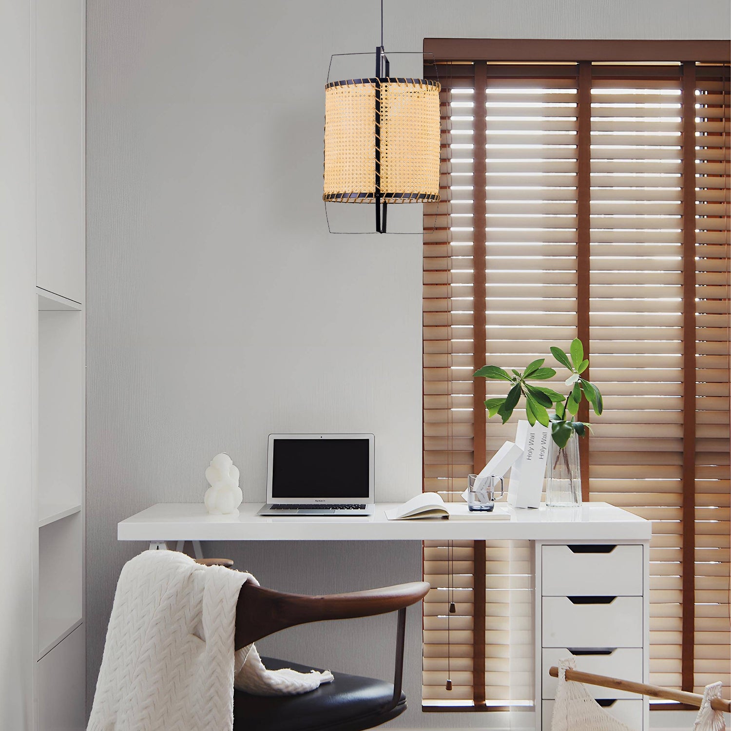 Rattan Cane Pendant Light