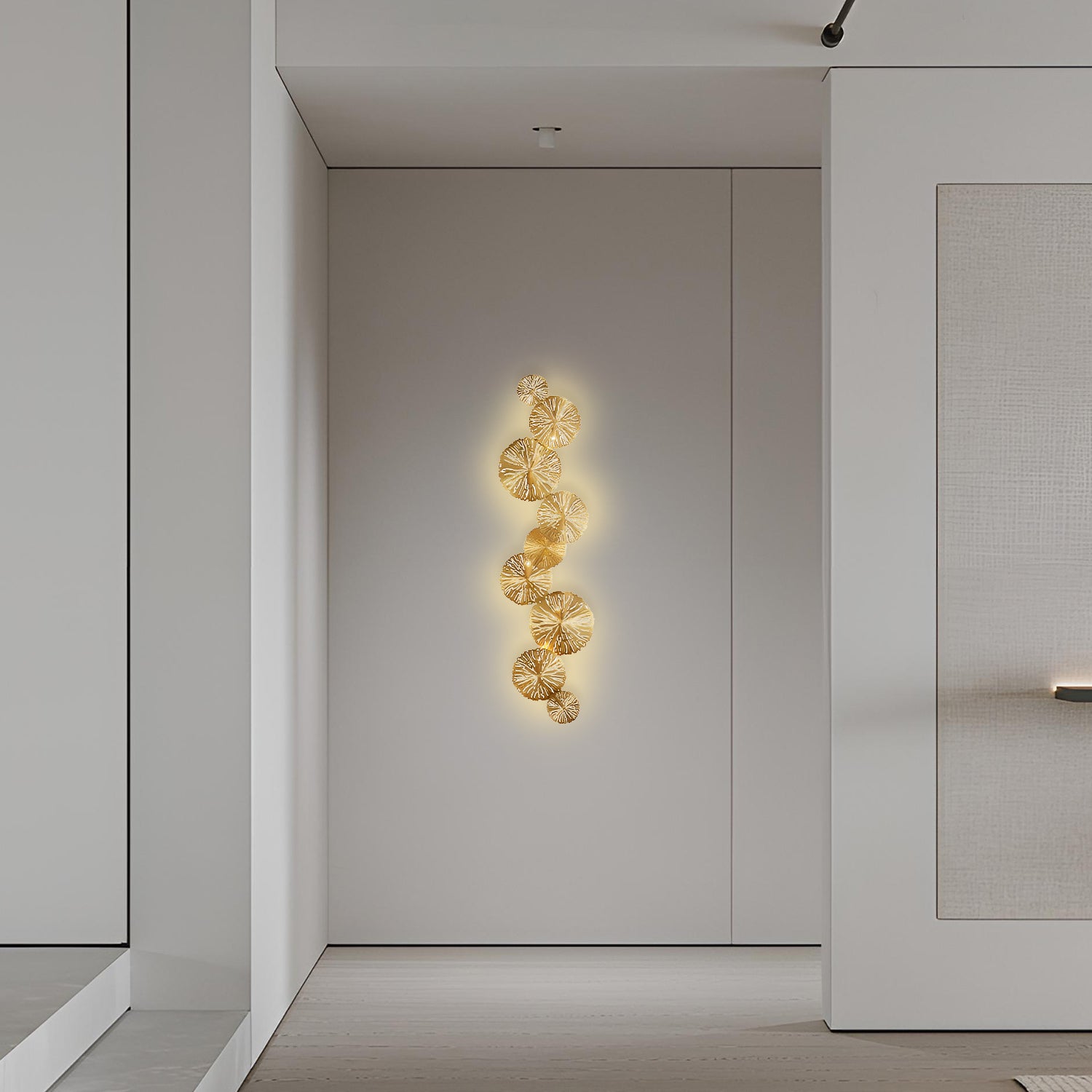 Lotus Leaf Wall Sconce