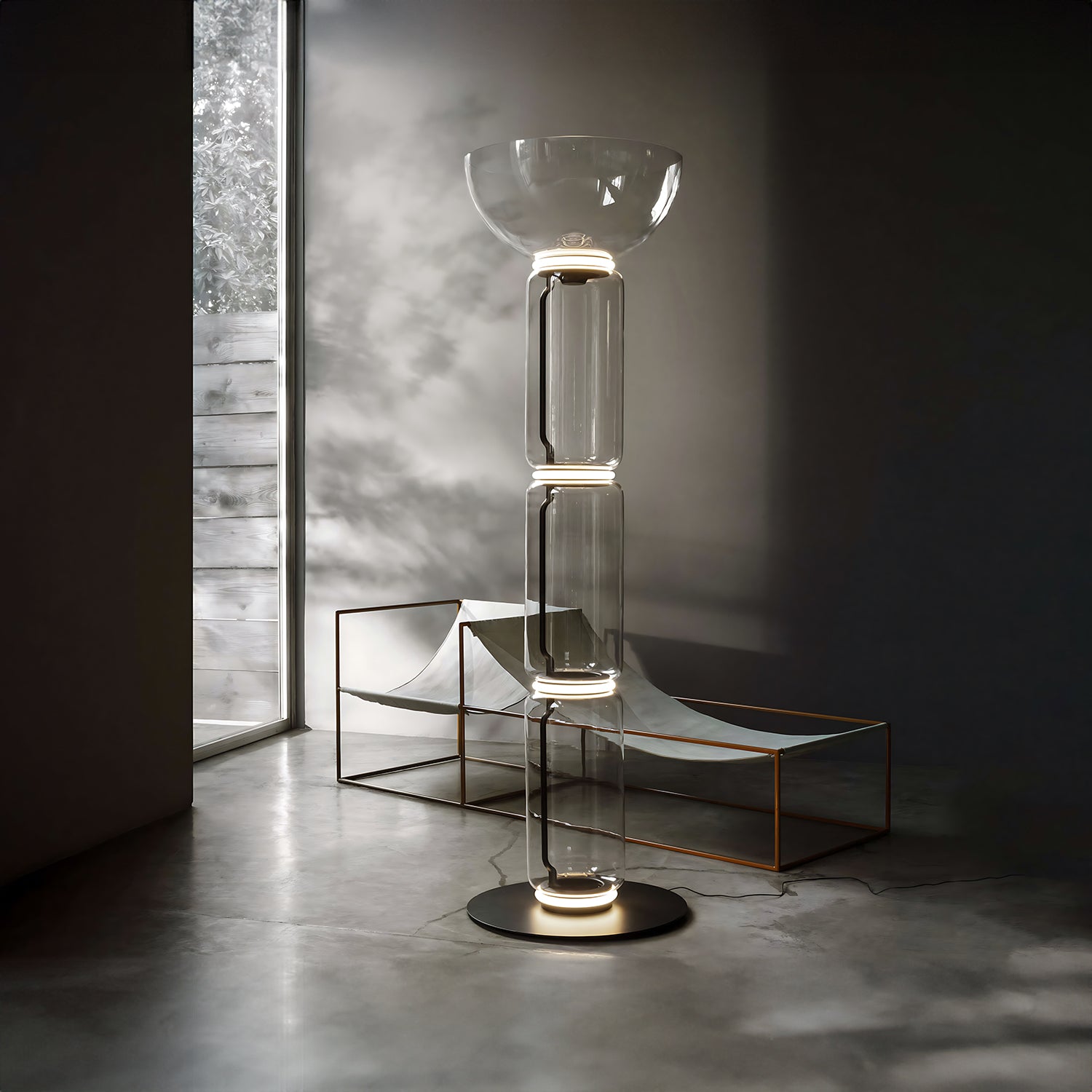 Noctambule Bowl Big Base Floor Lamp