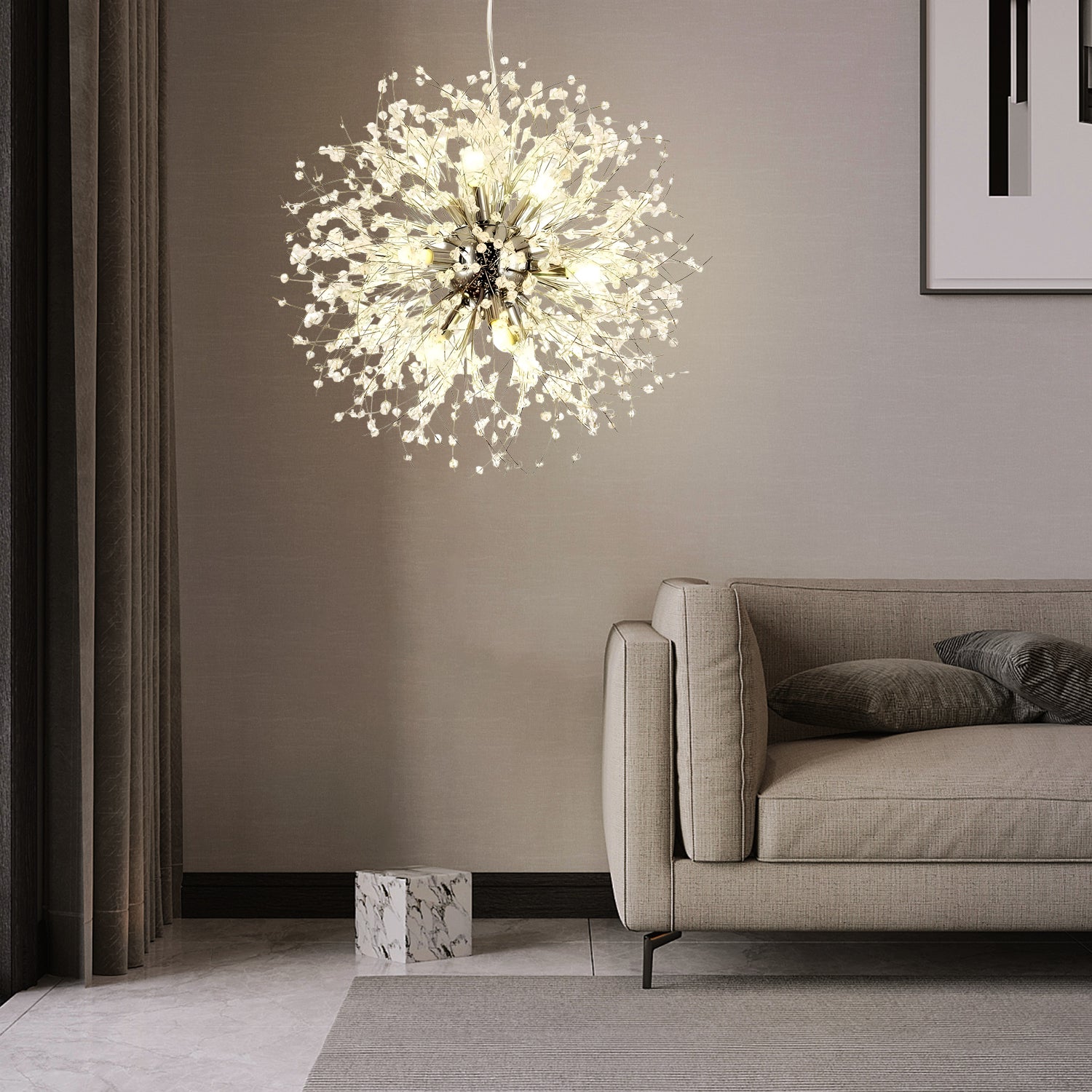 Crystal Dandelion Chandelier