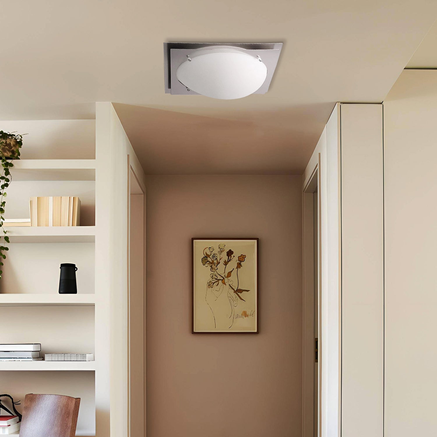 Edged Glass Ceiling Lamp