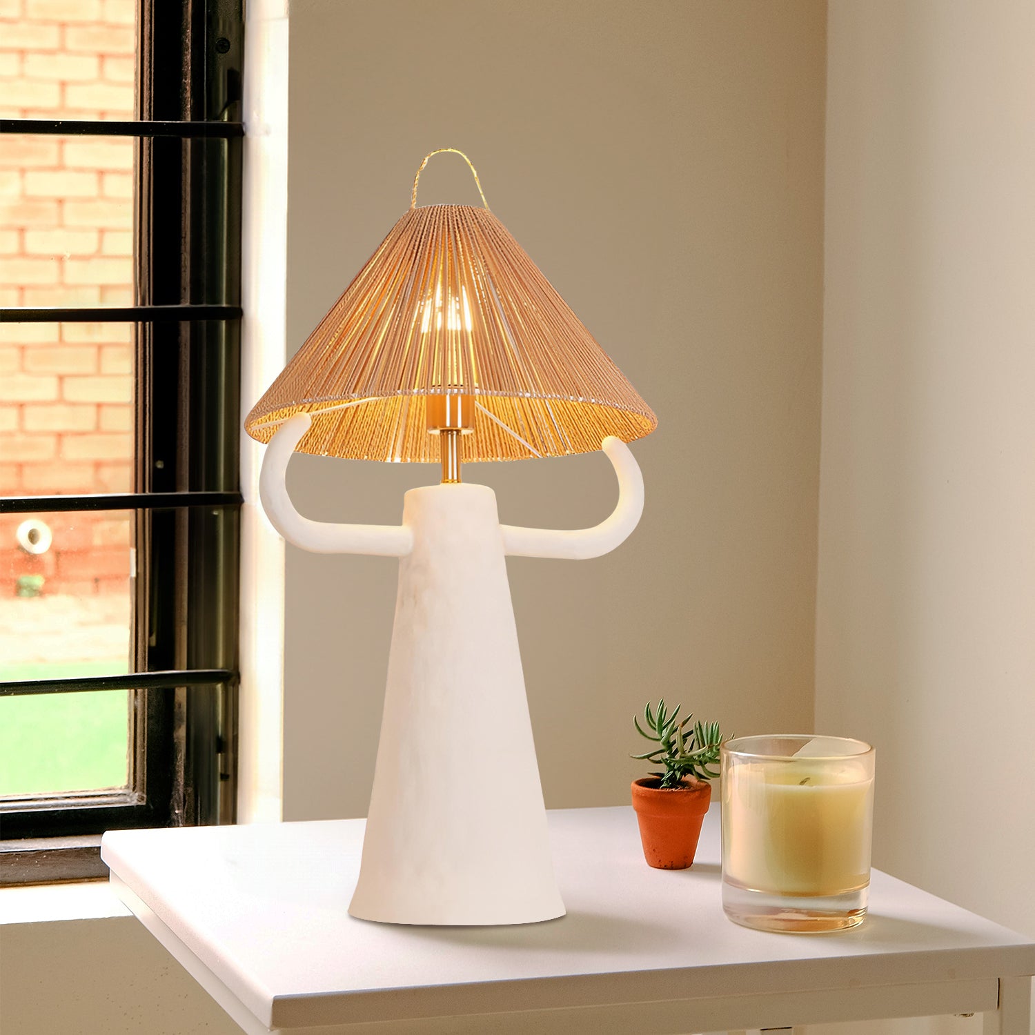 Horns Ceramic Table Lamp