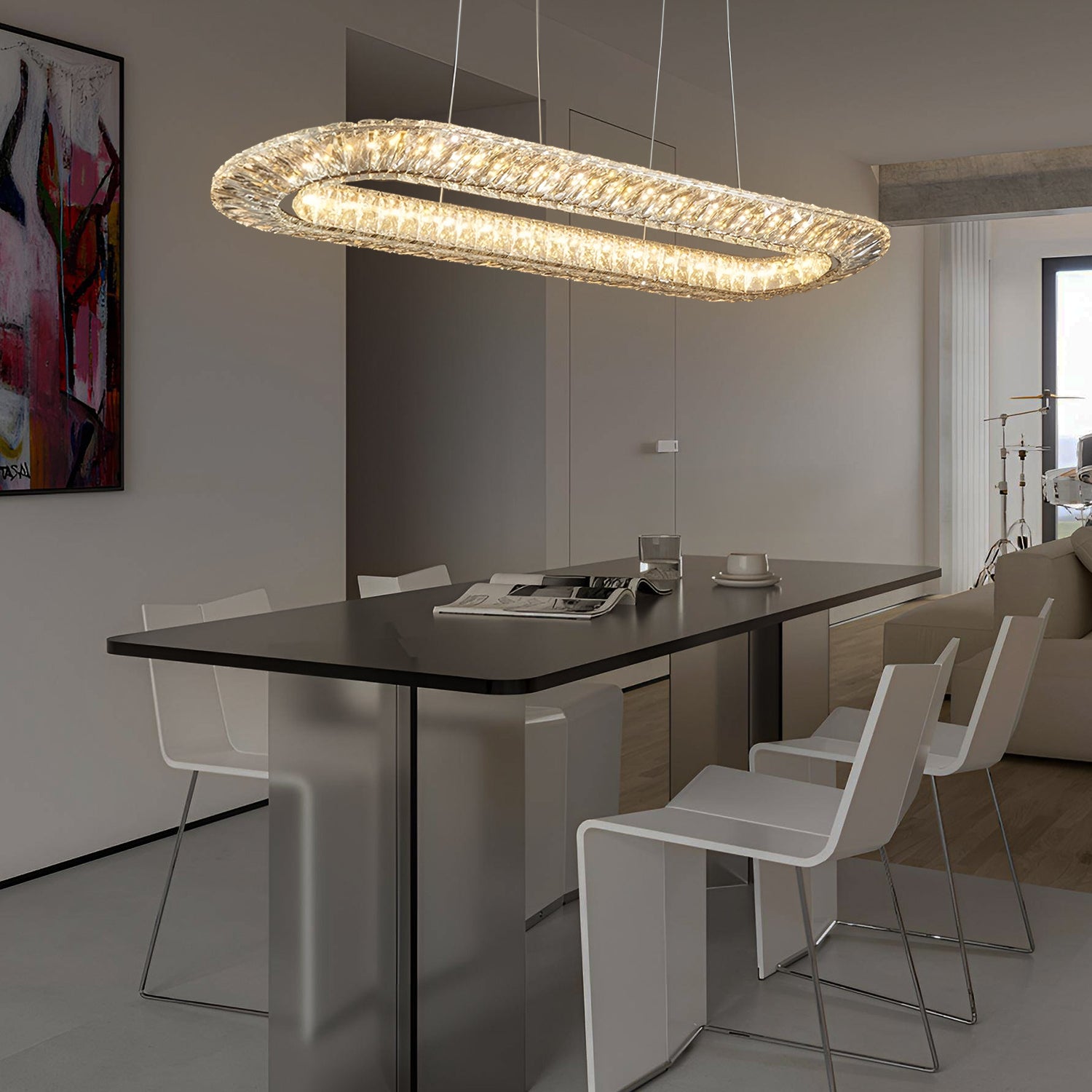 Tanager Geometric Chandelier