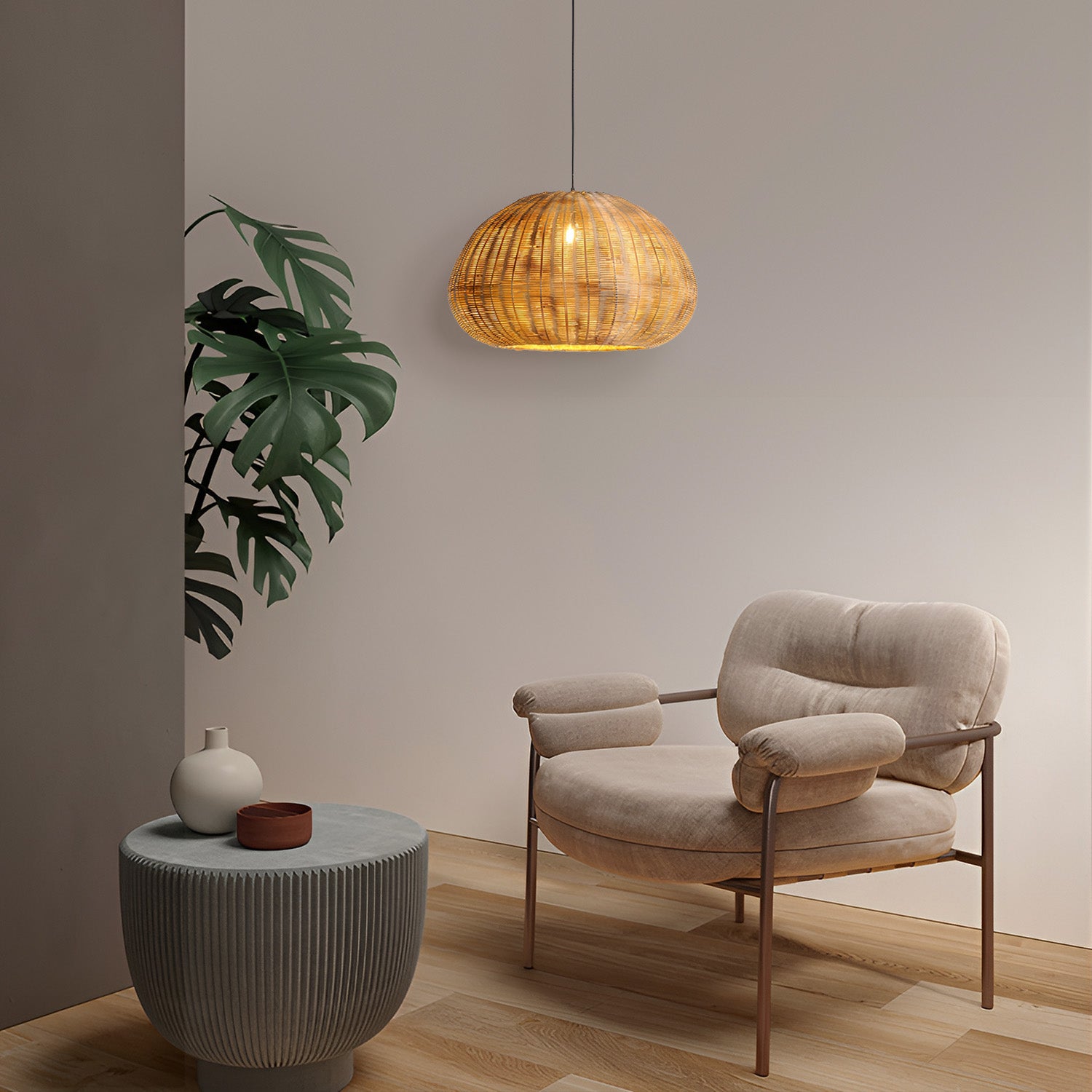Harvest Woven Pendant Light