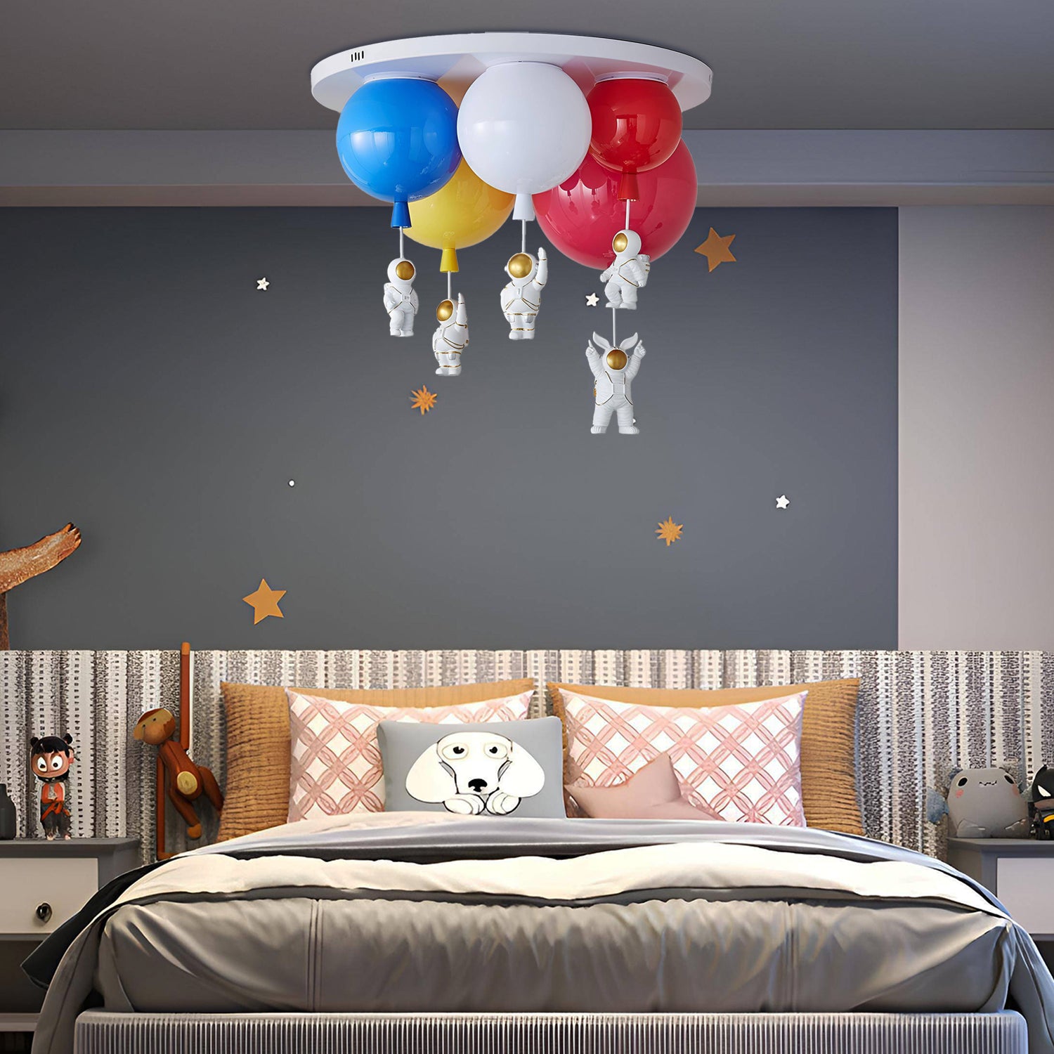 Astronaut Glossy Balloon Ceiling Lamp